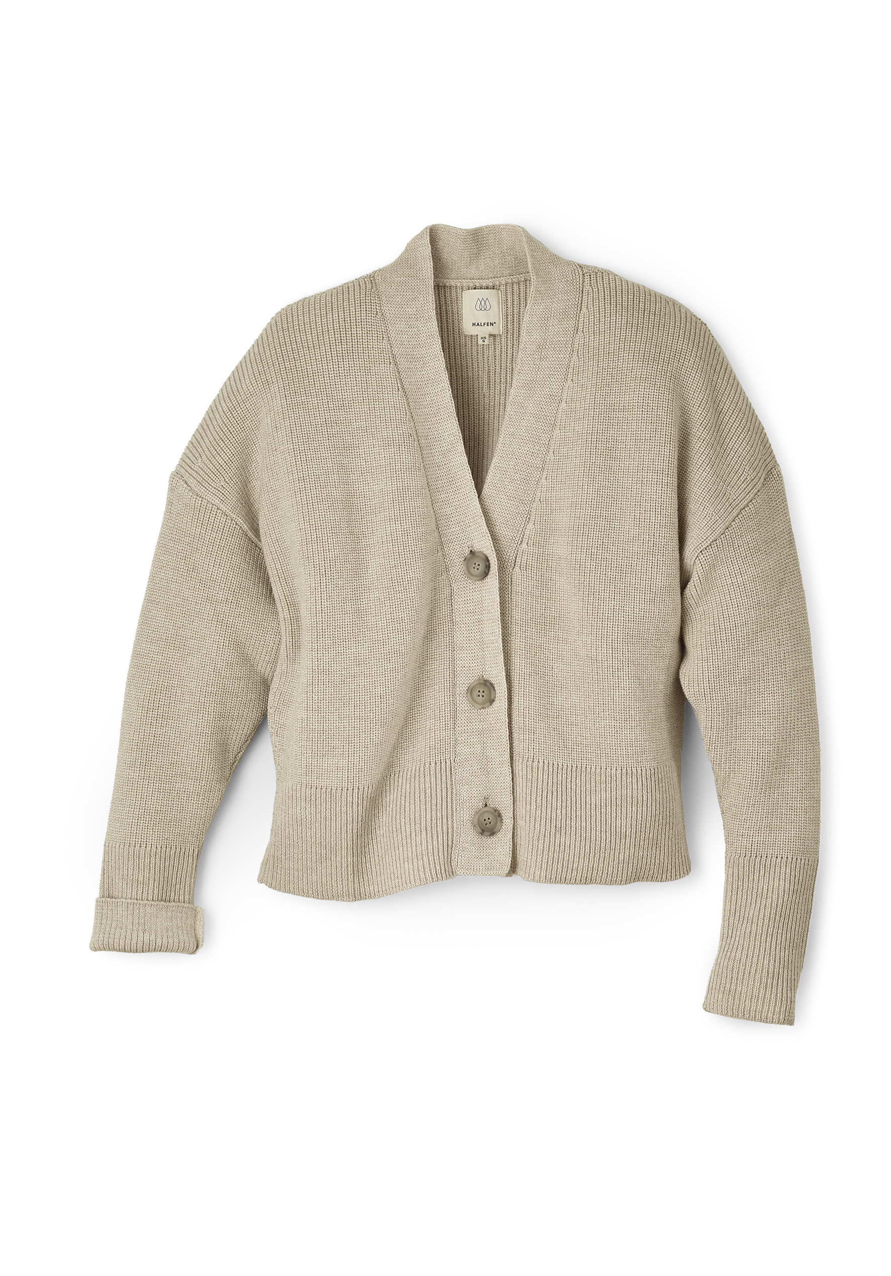 W7S55 Grobstrick Cardigan
