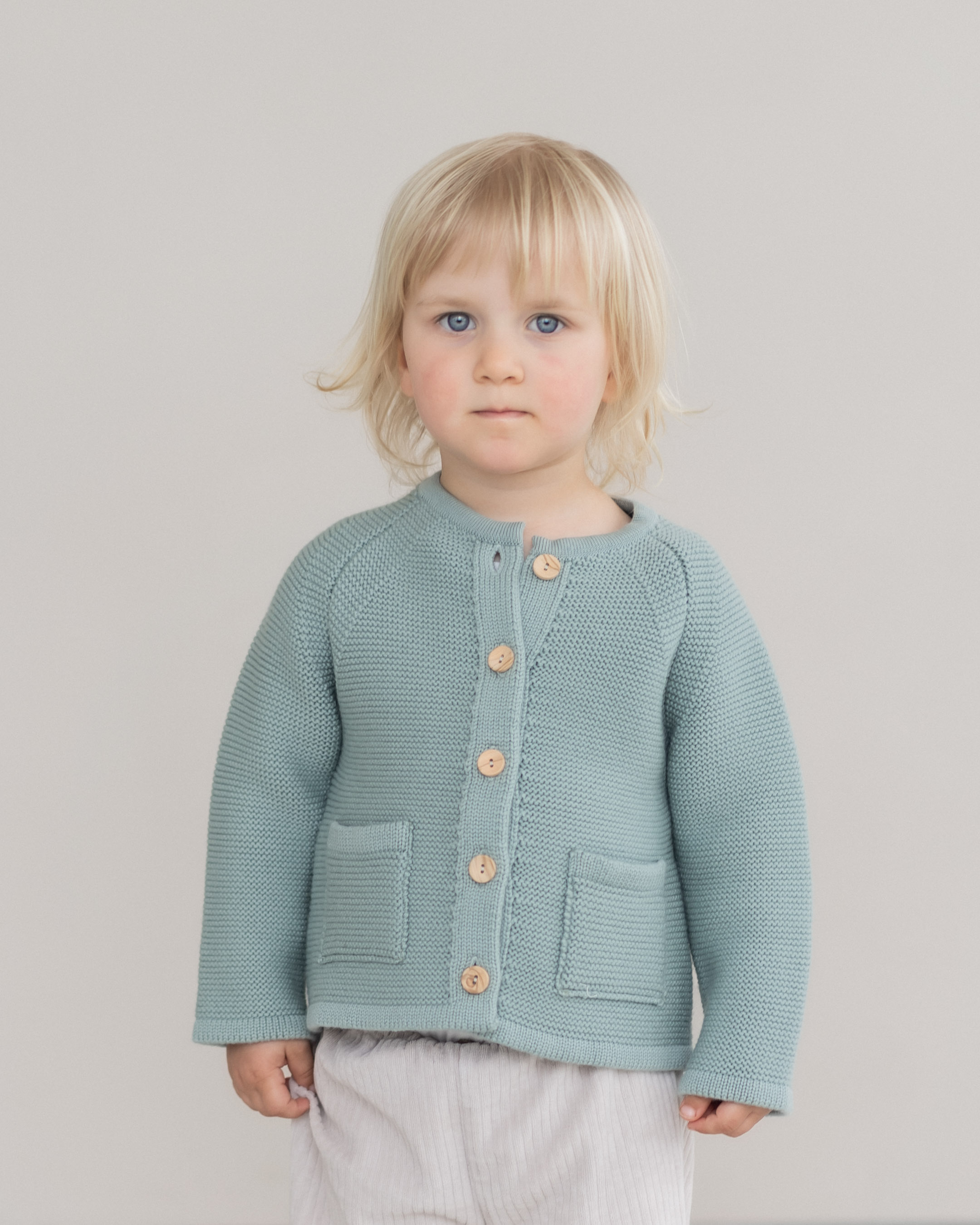 K6S90 Grobstrick Baby-Jacke