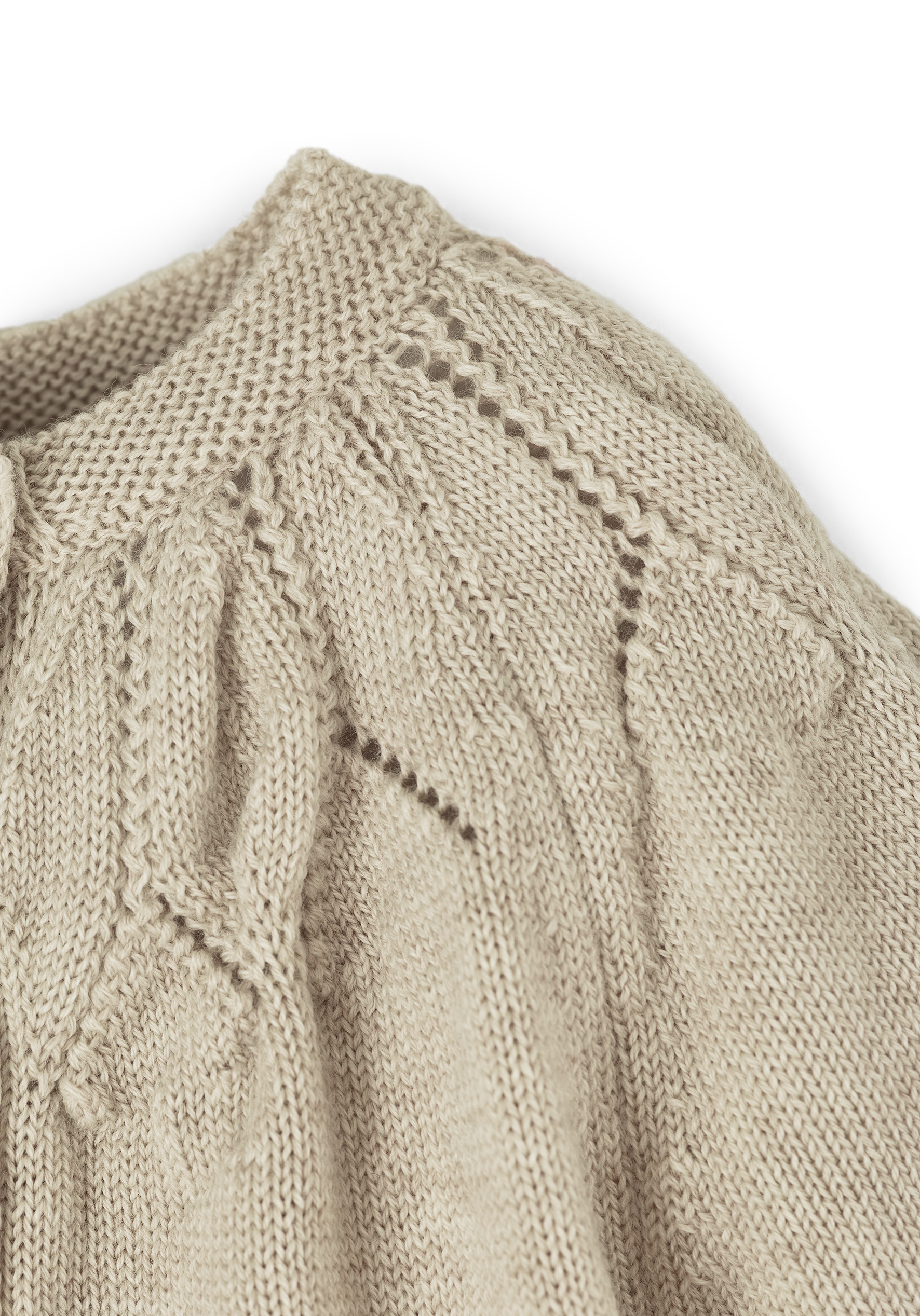 K7S25 Cardigan und Sweater mit Strickmuster 