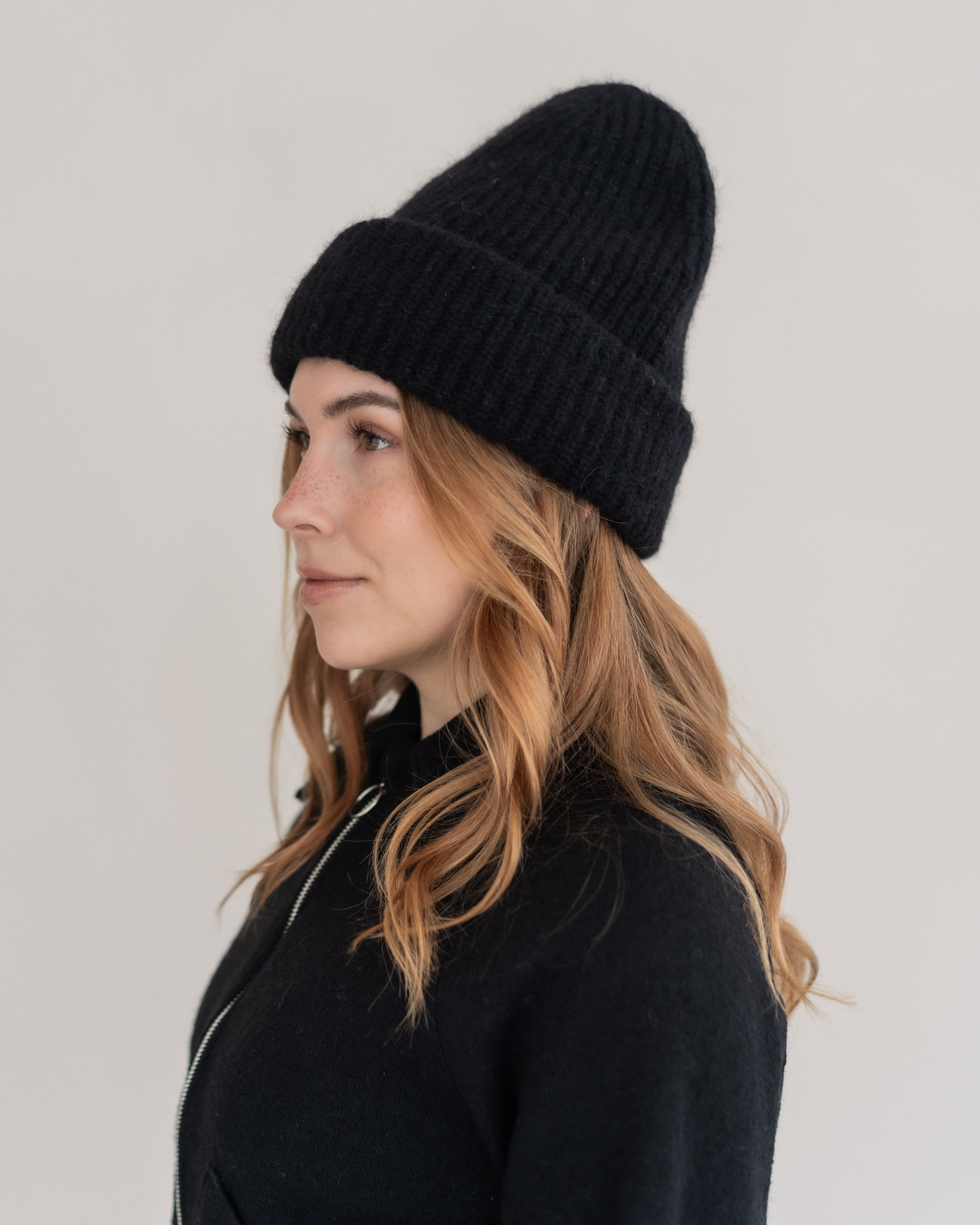 W8S60 große Beanie Mütze