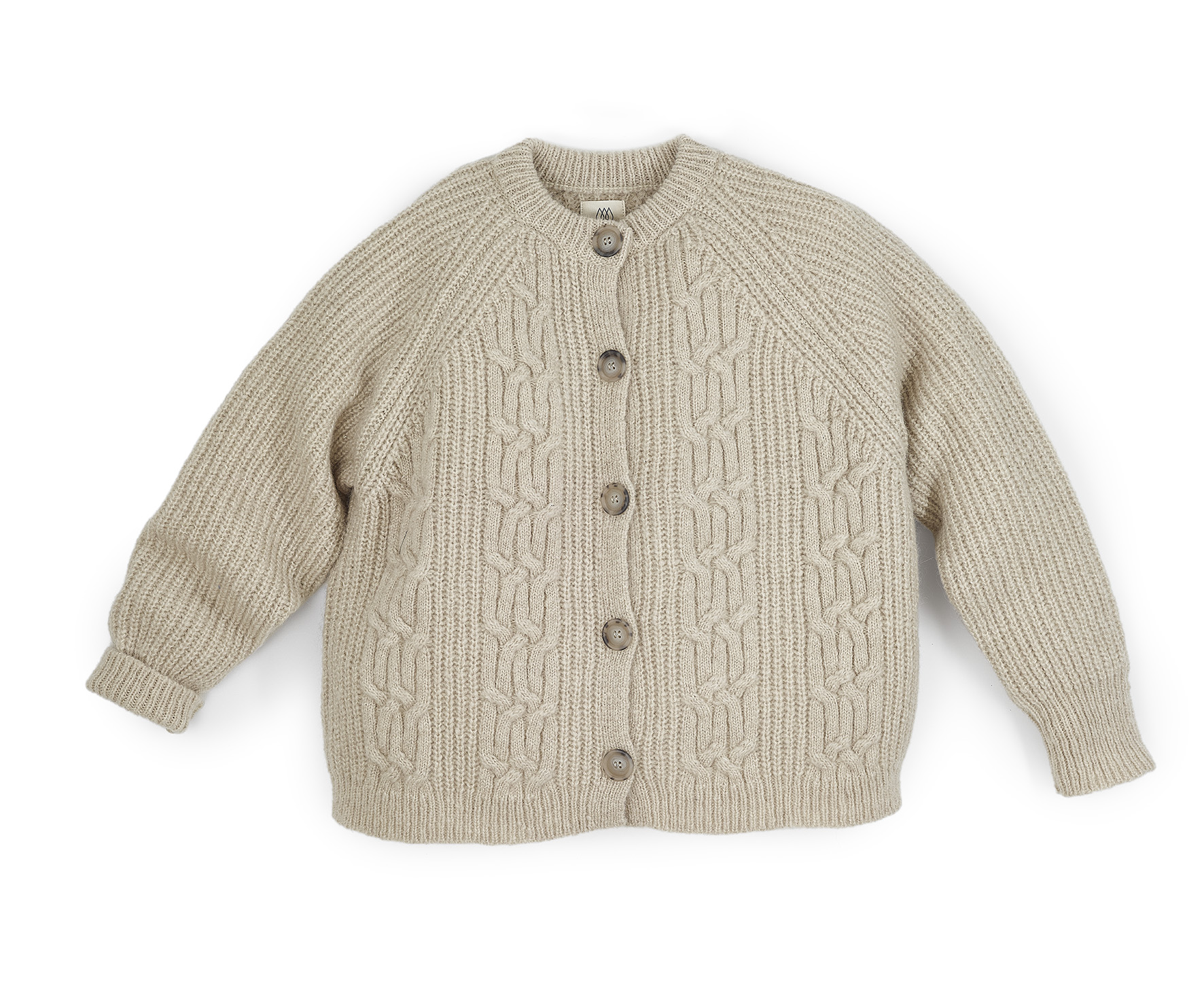 W7S11 Cardigan mit Flechtdetails