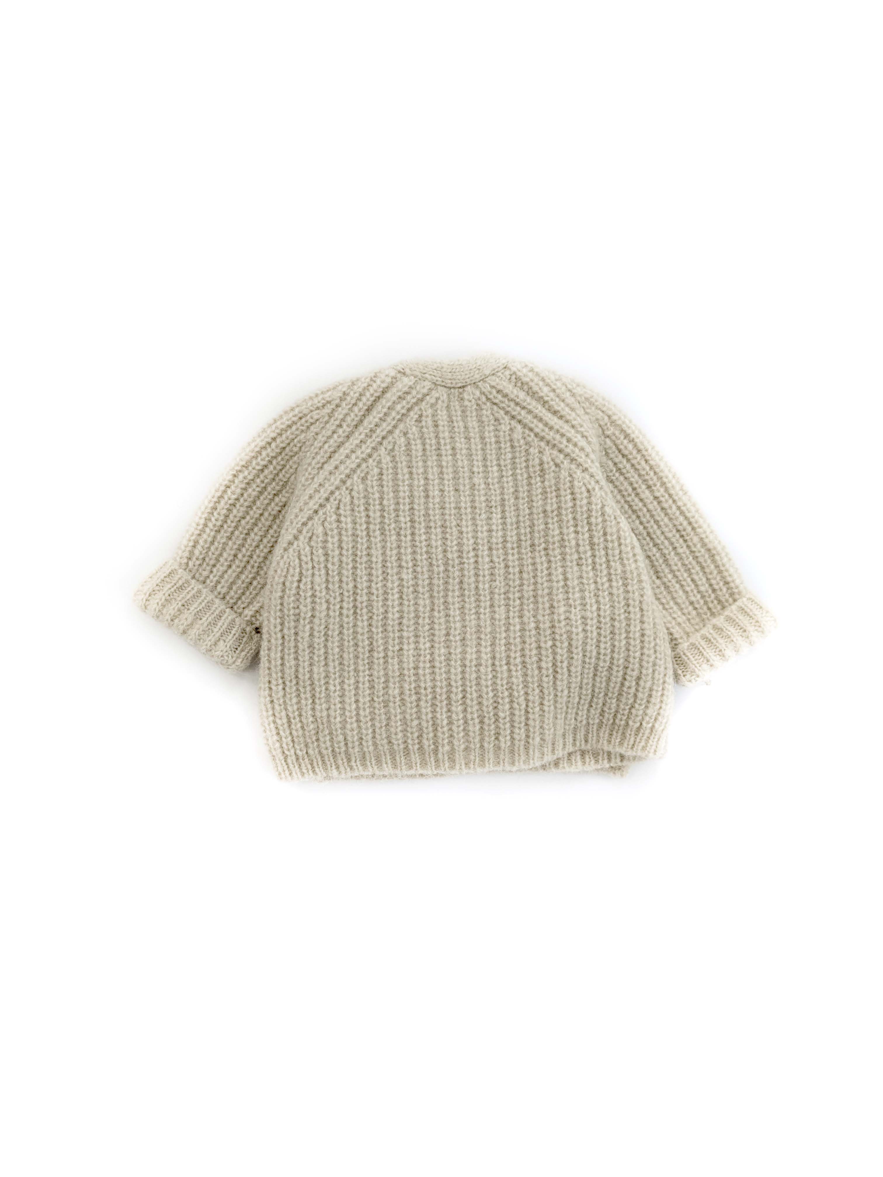 K6S80 Alpaka-Grobstrickjacke