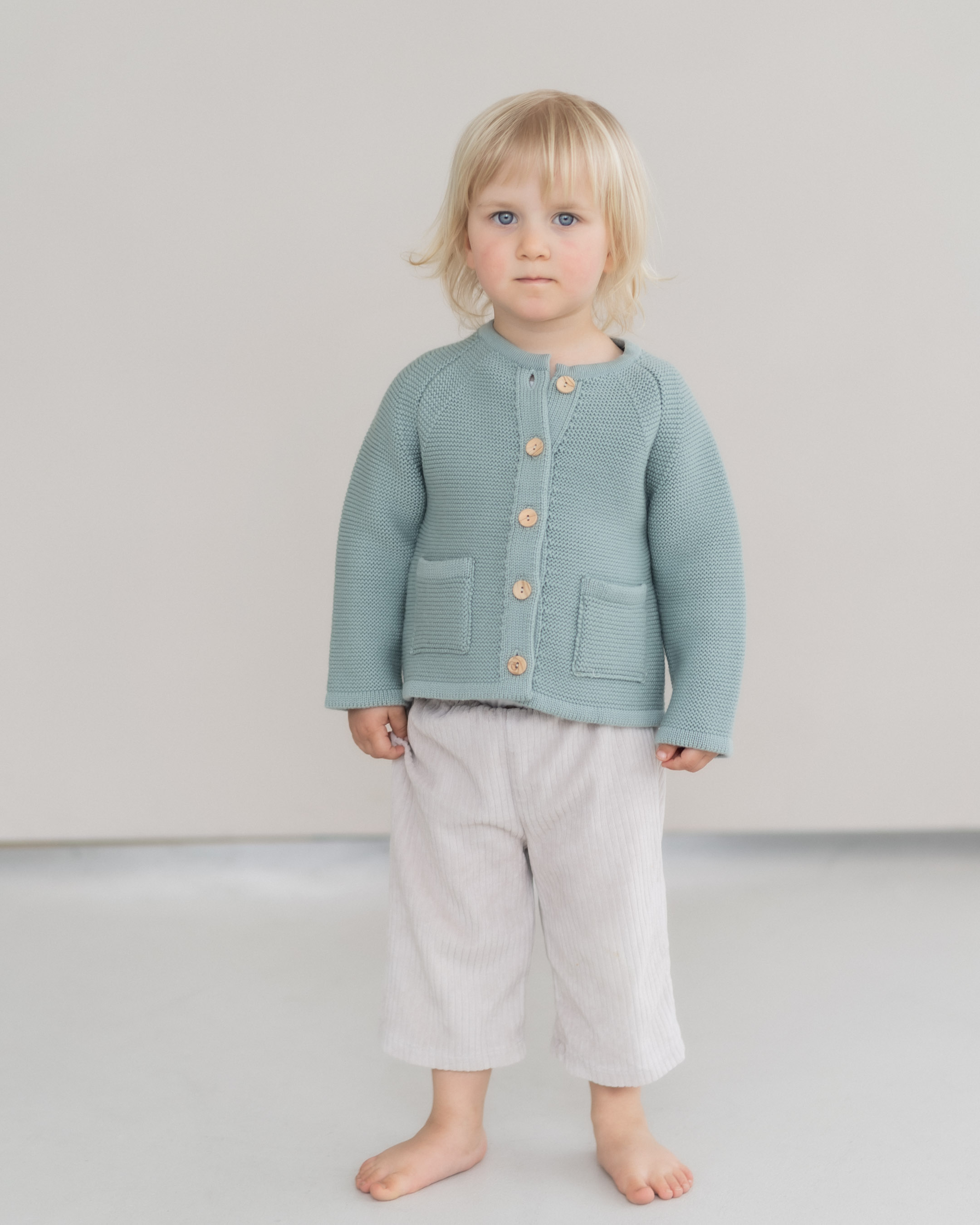 K6S90 Grobstrick Baby-Jacke