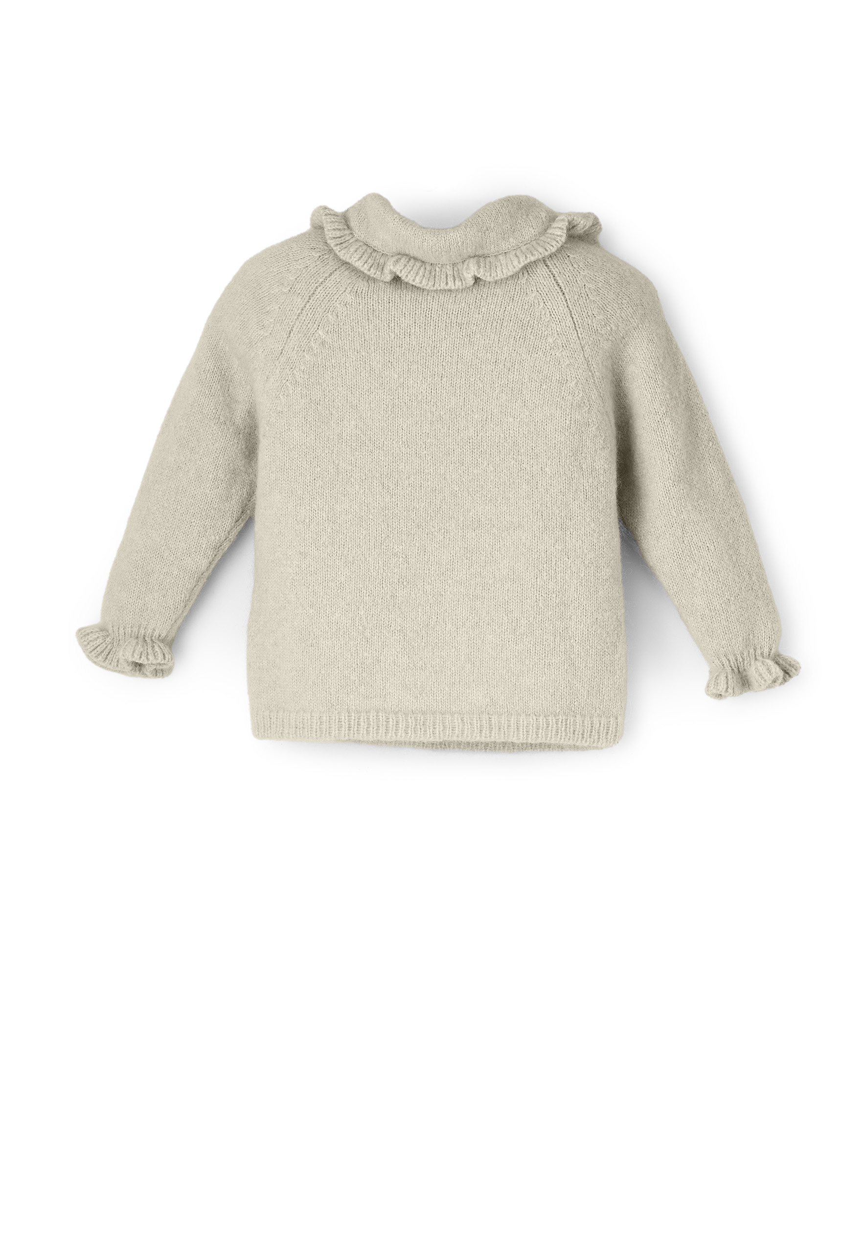 K7S15 Sweater mit Peter Pan Kragen