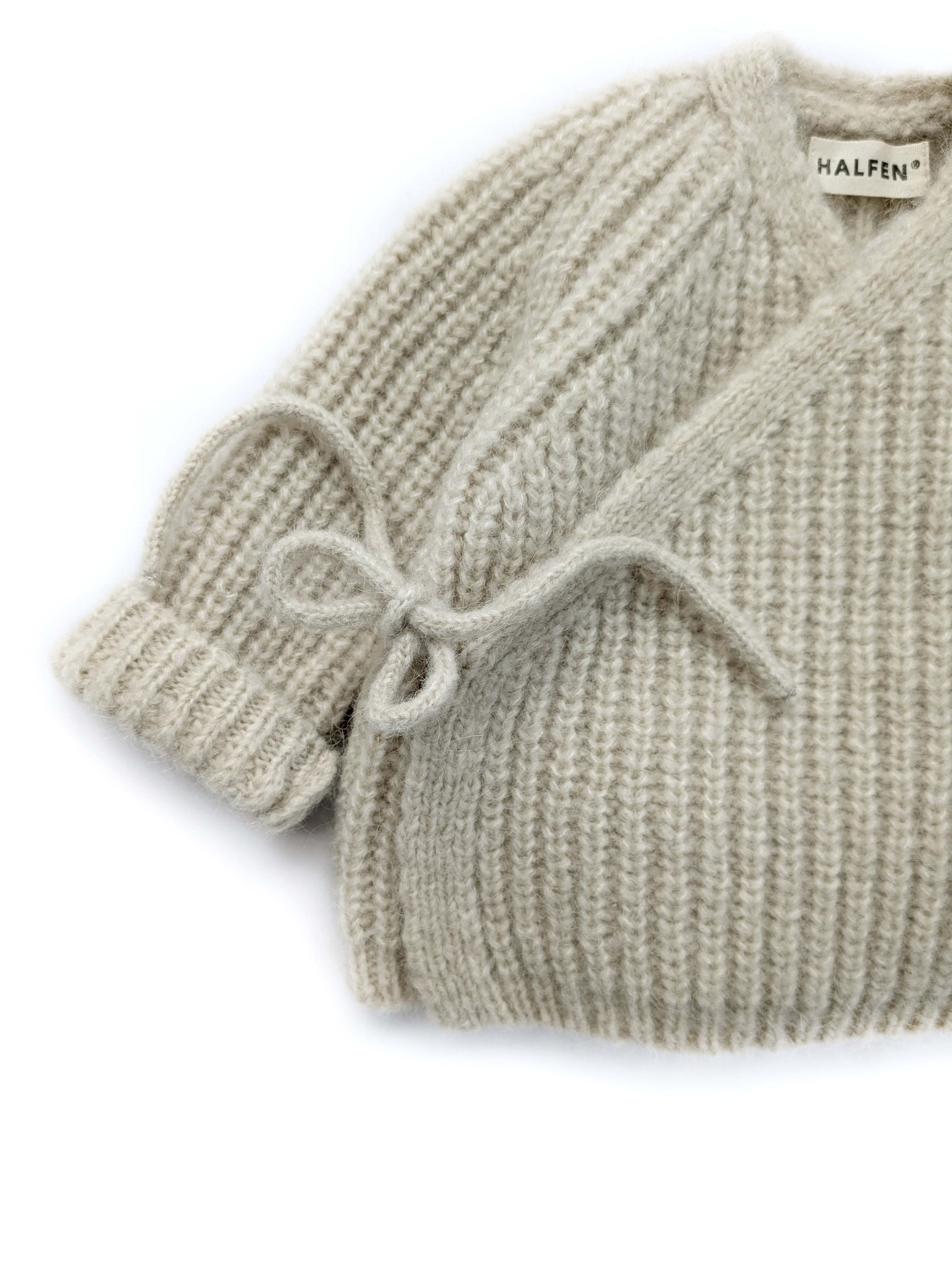 K6S80 Alpaka-Grobstrickjacke