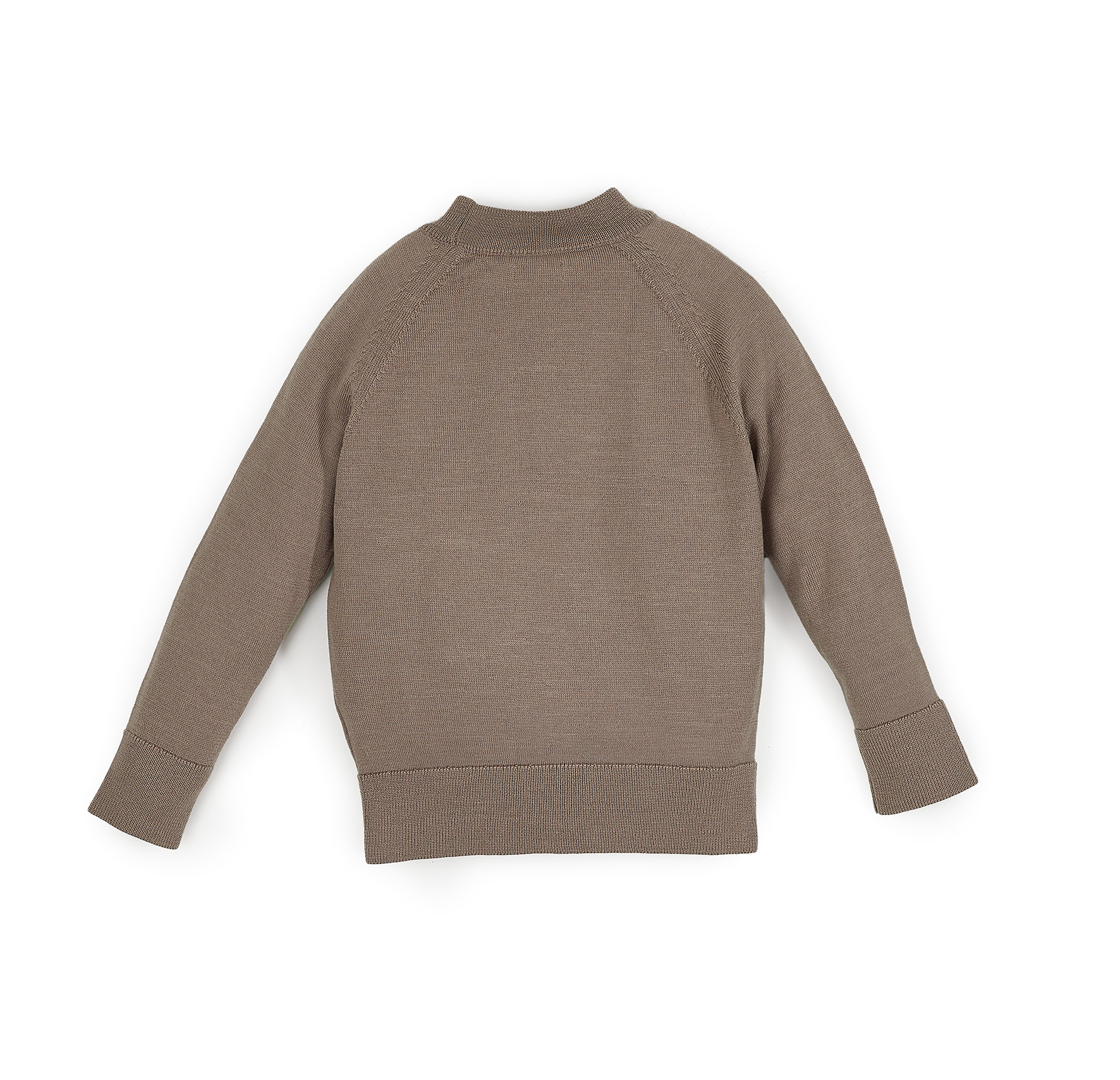 U7S20 schlichter Unisex Stehkragen Sweater